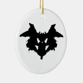 Rorschach Inkblot Keramisch Ornament (Rechts)