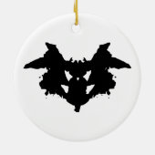 Rorschach Inkblot Keramisch Ornament (Achterkant)