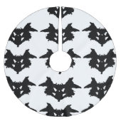 Rorschach Inkblot Kerstboom Rok (Voorkant)