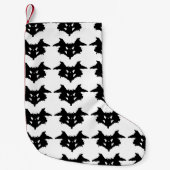Rorschach Inkblot Kleine Kerstsok (Voorkant)