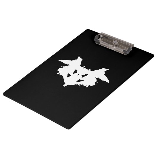 Rorschach Inkblot Klembord (Gekanteld)