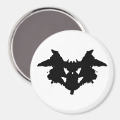 Rorschach Inkblot Magneet (Voorkant / Achterkant)