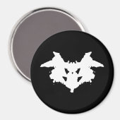 Rorschach Inkblot Magneet (Voorkant / Achterkant)