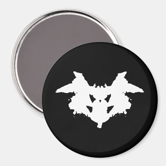 Rorschach Inkblot Magneet (Voorkant / Achterkant)