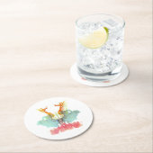 Rorschach Inkblot Number 9 Ronde Kartonnen Onderzetter (Insitu)