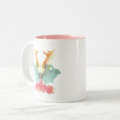 Rorschach Inkblot Number 9 Tweekleurige Koffiemok (Voorkant links)