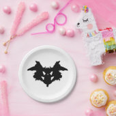 Rorschach Inkblot Papieren Bordje (Feest)