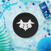 Rorschach Inkblot Papieren Bordje (Feest)