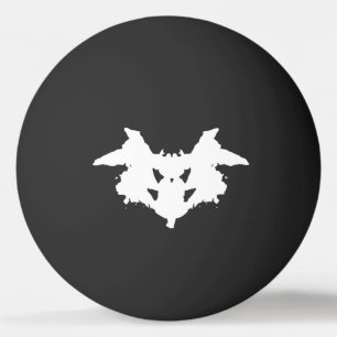 Rorschach Inkblot Ping-Pong Ball