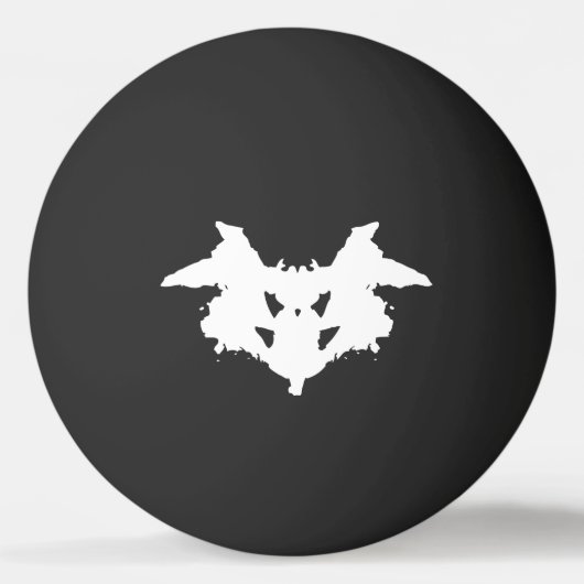 Rorschach Inkblot Ping-Pong Ball (Voorkant)
