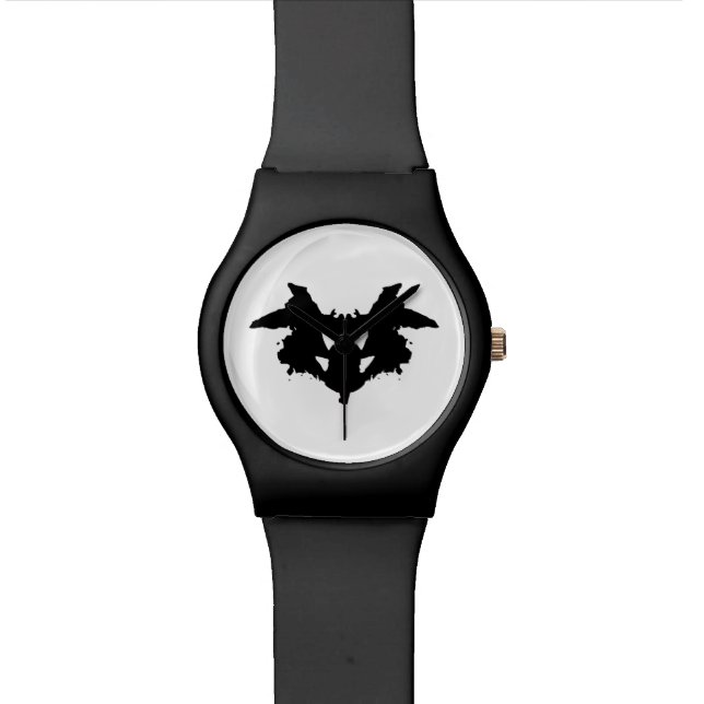 Rorschach Inkblot Polshorloge (Close Up)