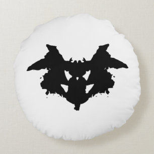 Rorschach Inkblot Rond Kussen