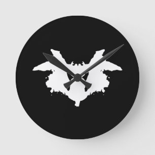 Rorschach Inkblot Ronde Klok