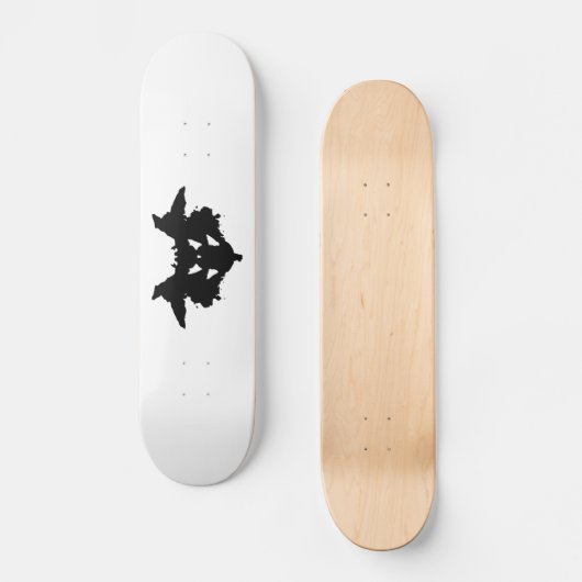 Rorschach Inkblot Skateboard (Voorkant)