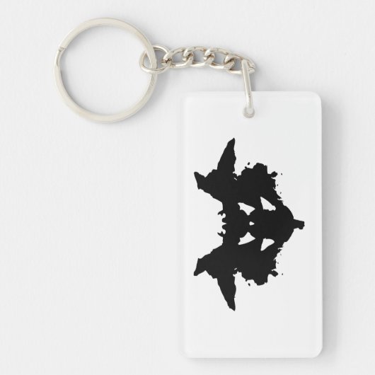 Rorschach Inkblot Sleutelhanger (Voorkant)