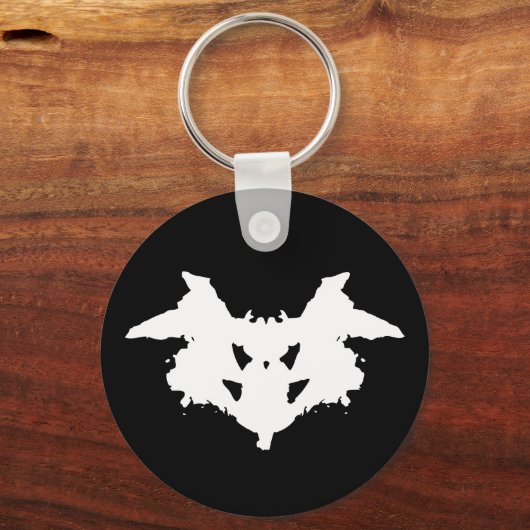 Rorschach Inkblot Sleutelhanger (Voorkant)