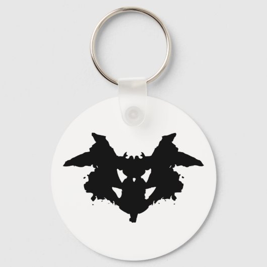 Rorschach Inkblot Sleutelhanger (Voorkant)
