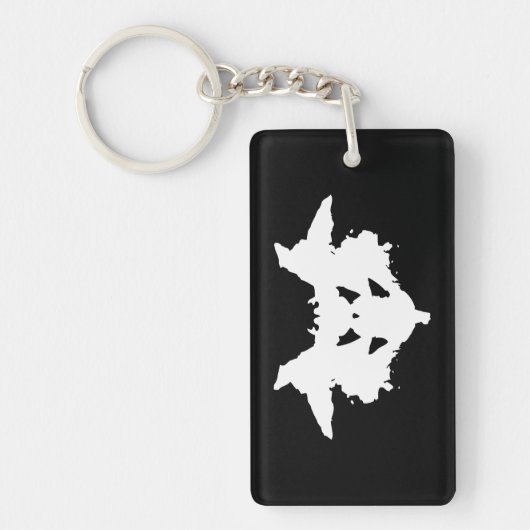Rorschach Inkblot Sleutelhanger (Voorkant)