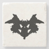 Rorschach Inkblot Stenen Onderzetter (Voorkant)