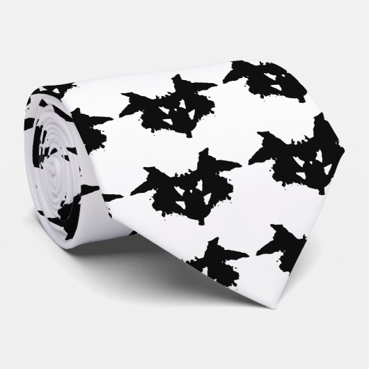 Rorschach Inkblot Stropdas (Opgerold)