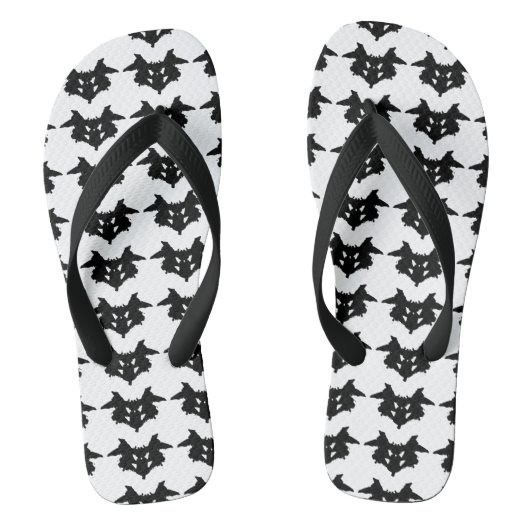 Rorschach Inkblot Teenslippers (Voetbed)