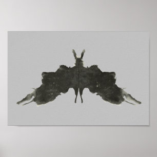 Rorschach Inkblot Test Fun Art Poster