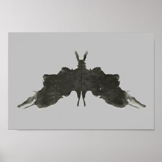 Rorschach Inkblot Test Fun Art Poster (Voorkant)