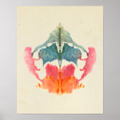 Rorschach Inkblot Test Fun Art Poster (Voorkant)