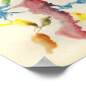 Rorschach Inkblot Test Fun Art Poster (Hoek)