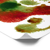 Rorschach Inkblot Test Fun Art Poster (Hoek)