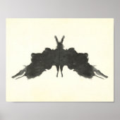 Rorschach Inkblot Test Fun Art Poster (Voorkant)