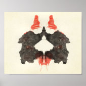 Rorschach Inkblot Test Fun Art Poster (Voorkant)