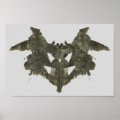 Rorschach Inkblot Test Fun Art Poster (Voorkant)