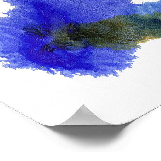 Rorschach Inkblot Test Fun Art Poster (Hoek)