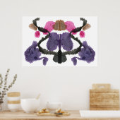 Rorschach Inkblot Test Fun Art Poster (Keuken)