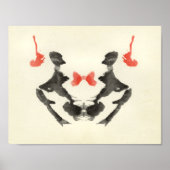 Rorschach Inkblot Test Fun Art Poster (Voorkant)