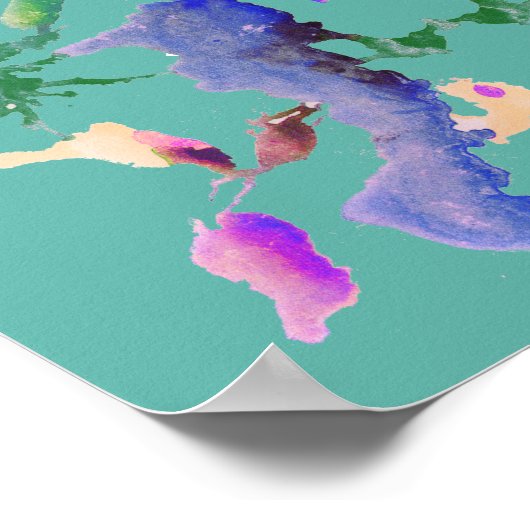 Rorschach Inkblot Test Fun Art Poster (Hoek)