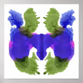 Rorschach Inkblot Test Fun Art Poster (Voorkant)