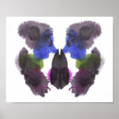 Rorschach Inkblot Test Fun Art Poster (Voorkant)