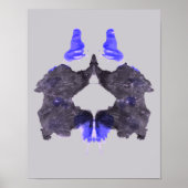 Rorschach Inkblot Test Fun Art Poster (Voorkant)