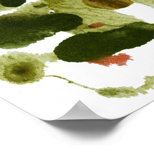 Rorschach Inkblot Test Fun Art Poster (Hoek)