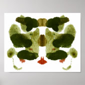 Rorschach Inkblot Test Fun Art Poster (Voorkant)