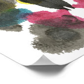 Rorschach Inkblot Test Fun Art Poster (Hoek)