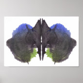 Rorschach Inkblot Test Fun Art Print (Voorkant)