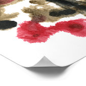 Rorschach Inkblot Test Fun Art Print (Hoek)