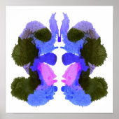 Rorschach Inkblot Test Fun Art Print (Voorkant)