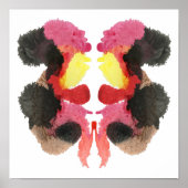 Rorschach Inkblot Test Fun Art Print (Voorkant)