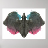 Rorschach Inkblot Test Fun Art Print (Voorkant)