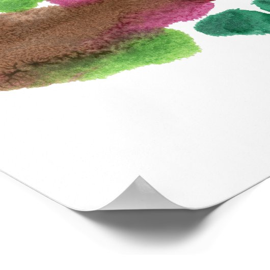 Rorschach Inkblot Test Fun Art Print (Hoek)