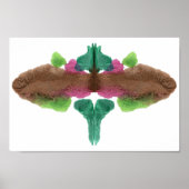 Rorschach Inkblot Test Fun Art Print (Voorkant)